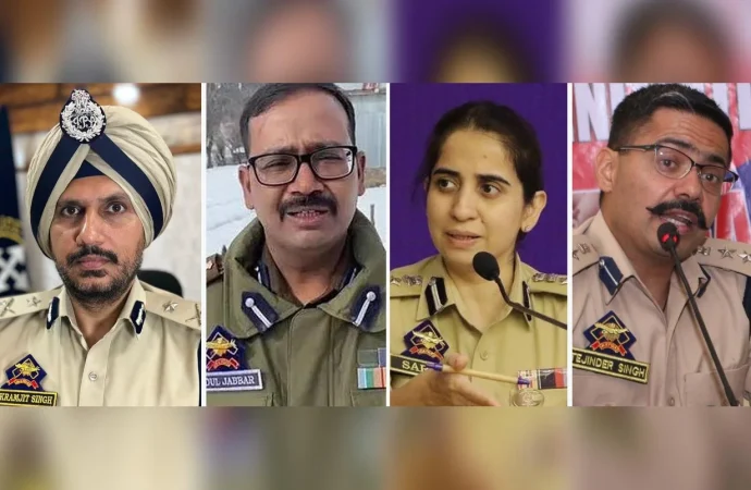 4 IPS officers in J&K empanelled for IG-level appointments at Centre