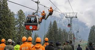 Army, police, disaster teams led rescue after Gulmarg gondola malfunction