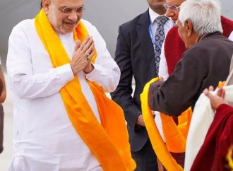 Home Minister Amit Shah arrives in Ladakh for 2-day visit
