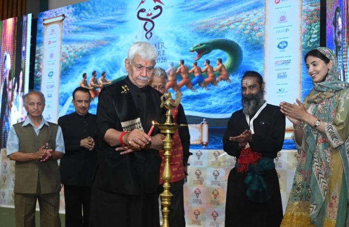LG Sinha urges writers to shape positive discourse