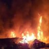 Massive fire destroys sanitary goods Baramulla warehouse