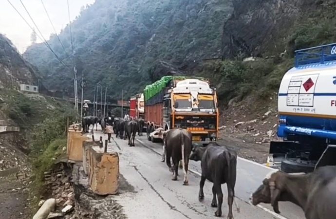 Srinagar-Jammu highway open for 2-way traffic