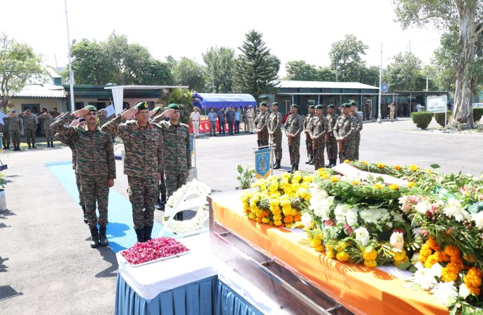 Army officer dies during Rajouri operation; LG, Army pay tribute