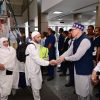 CM Omar receives first batch of Hajj pilgrims returning to Srinagar