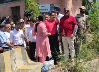 Deputy CM inspects Jeevan Nagar Bridge project