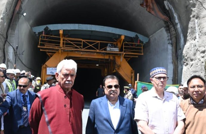 Landmark project will usher in a new era of connectivity and development for J&K, Ladakh: LG Sinha