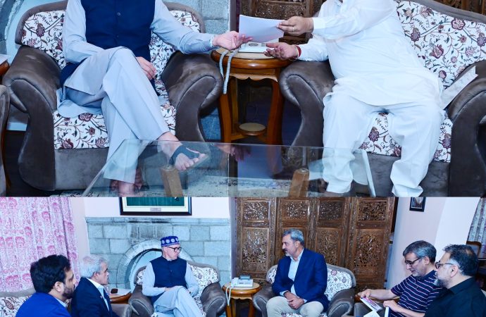 MLA Reasi, PGTI delegation call on CM Omar