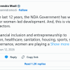PM Modi emphasises Govt’s efforts to further women-led development across diverse sectors