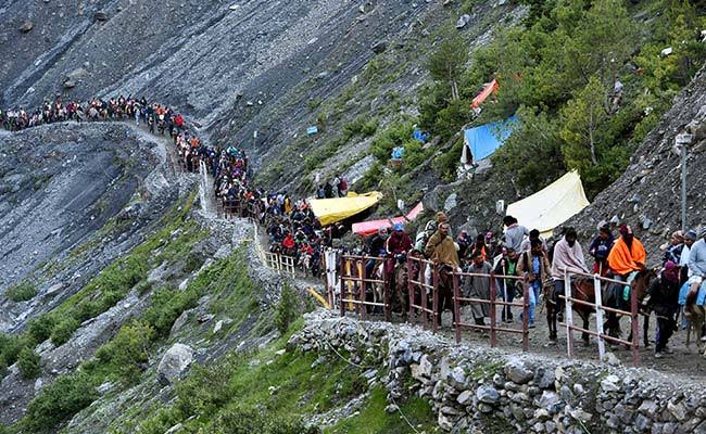 Amarnath Yatra suspended amid heavy rain