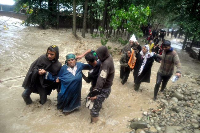 Kulgam hit by flash floods