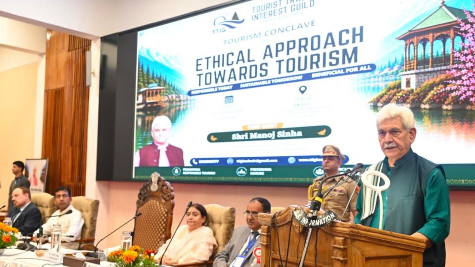 LG Sinha calls for greener tourism