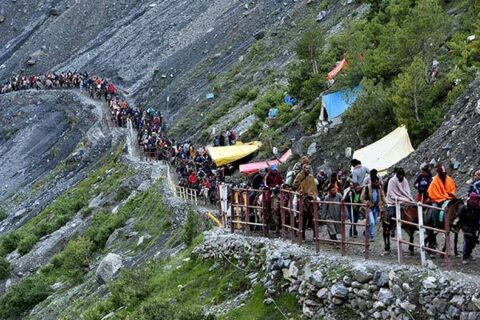 Amarnath Yatra halted on Baltal route