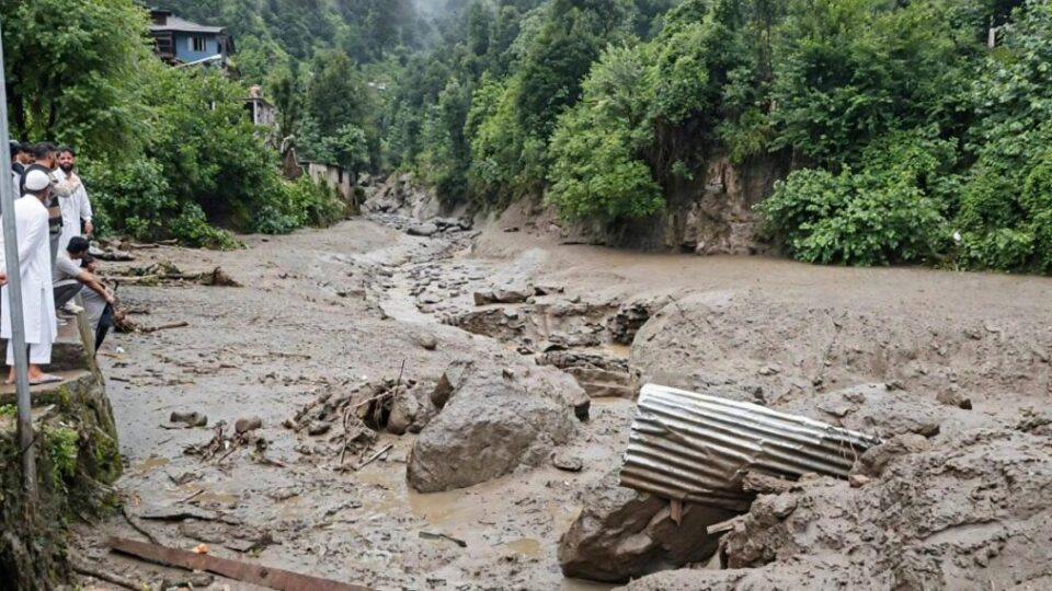 Cloudbursts hit Kashmir