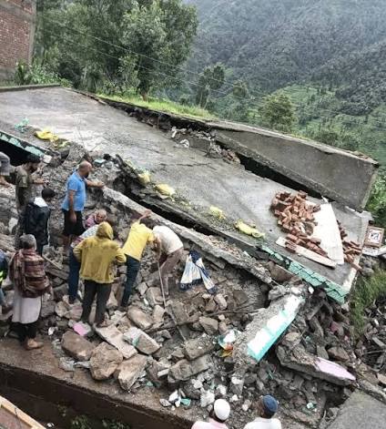 Landslide threatens Poonch village